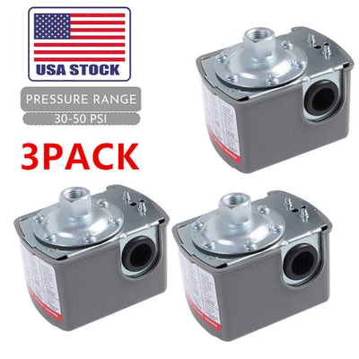 #ad #ad 3PACK 30 50 PSI Adjustable Well Water Pump Pressure Switch Double Spring Pole $26.59