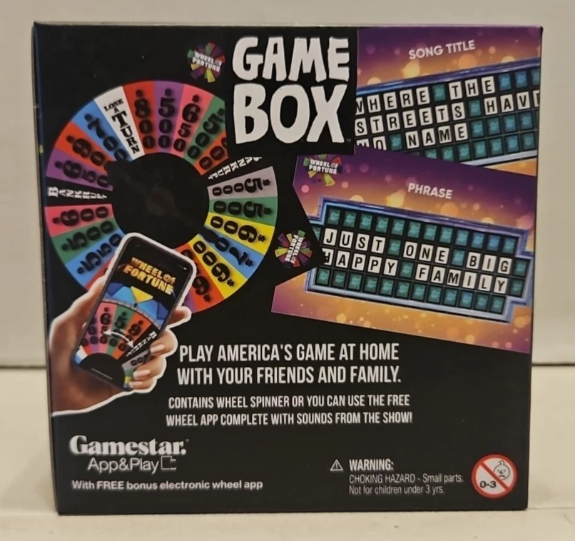 Wheel Of Fortune Game Box By Imagination Games - New G - Image 3 of 4