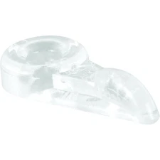 Prime-Line Products PL 15750 Flush Panel Clip, Clear Acrylic,(Pack of 25)