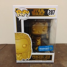 Funko Pop! Vinilo: Star Wars - Princesa Leia (Oro) (Metálico) - Walmart (WMT)...
