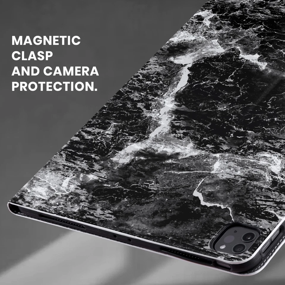 OFFICIAL HAROULITA MARBLE 2 LEATHER BOOK WALLET CASE COVER FOR APPLE iPAD - Image 4 of 4