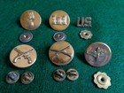 (6) Vintage WW2 Collar/Lapel Pins — photo 1