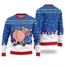 Naughty Pig Ugly Christmas Sweater