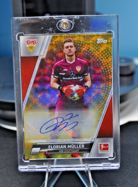 2021-22 Topps Bundesliga Florian Muller BCA-FM 1/1 Auto one of one SC Freiburg