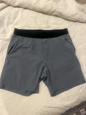 Ten Thousand Men’s Tactical Shorts Medium 7 Inch Lined Gray Black Ripstop