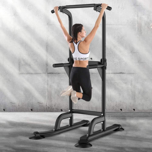 SogesHome Pull Up Bar Power Tower Exercise Euipment for Home Gym Dip Station Dip
