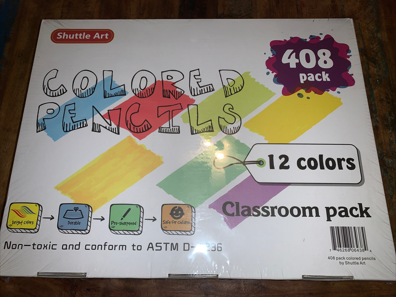 Classroom Pack Bulk Set 12 Colors Non Toxic New!