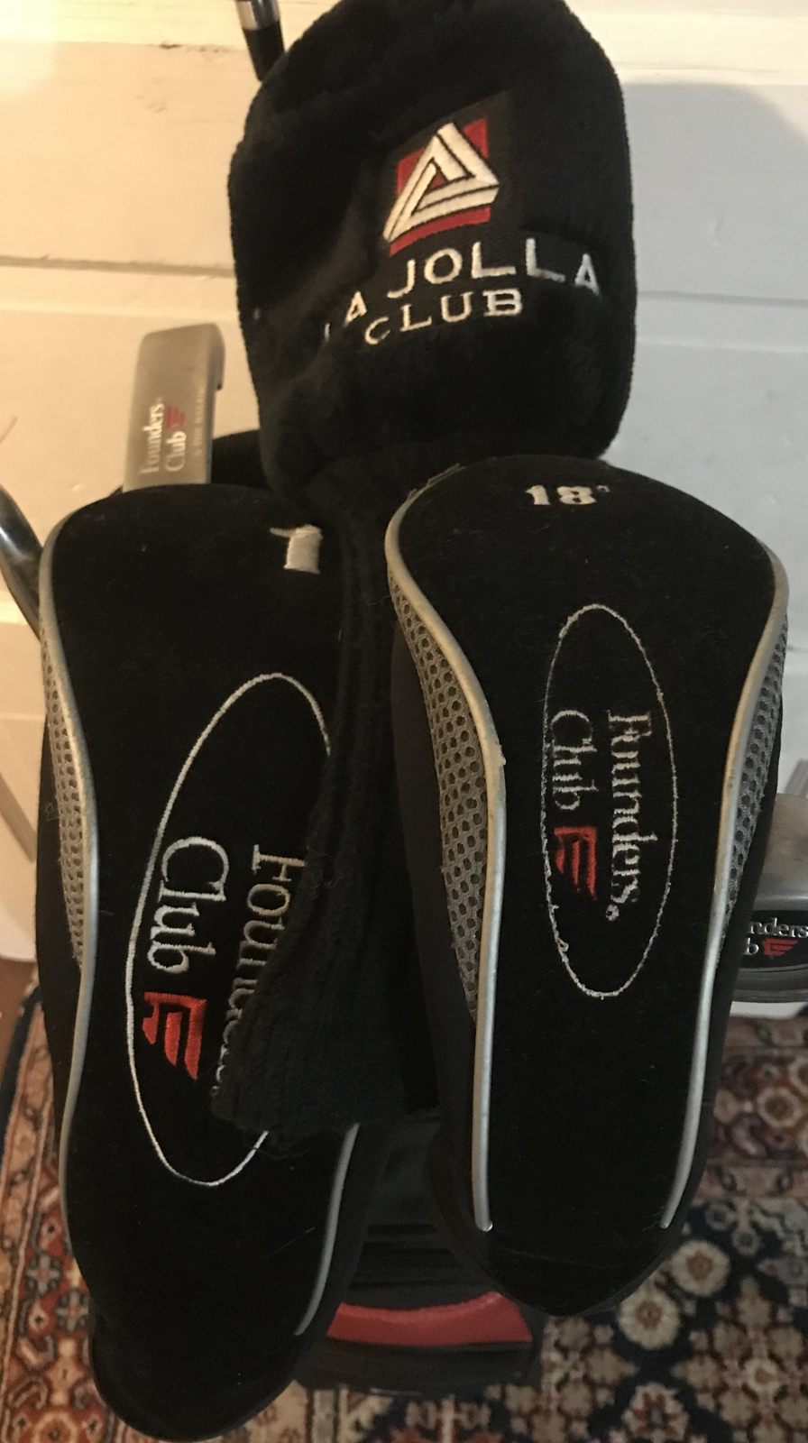 FOUNDERS CLUB GOLF BAG AND 5 GOLF CLUB. eBay