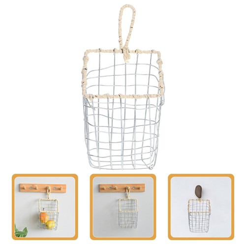 Wrought Iron Storage Basket Kitchen Hanging Vegetable Baskets for - Picture 6 of 12