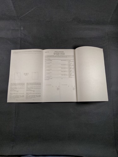 Defence Regulation WW2 Billeting Allowance Order Form Evacuation War Ephemera UK - Picture 5 of 6