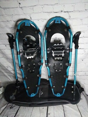 Alptrek 930 Snowshoes Full Kit with Poles & Carrying Bag Up To 250 