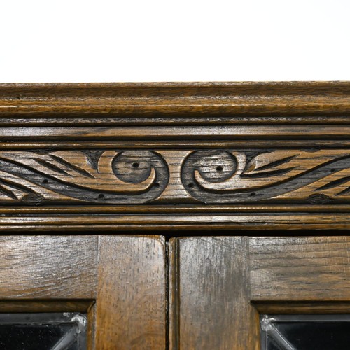 Old Charm Large Wall Unit Bookcase Display Bureau Light Oak FREE UK Delivery* - Picture 21 of 24