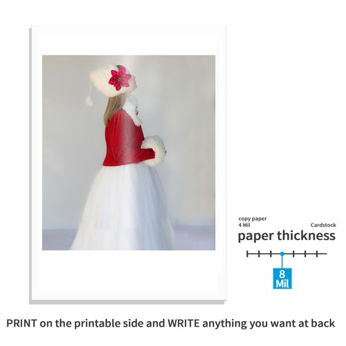100 Sheet Koala Premium 200g Satin Photo Paper 8.5x11 for HP Canon Soft Glossy - Picture 11 of 12