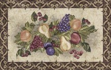 Ceramic Backsplash Tile Mural Fruit Kitchen/Bathroom - Traditional Fruit II