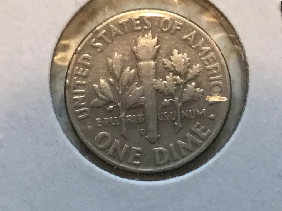 1956P 1956D  Roosevelt 2 Dime US A 10 Cent 90%  SILVER  10c Coin Lot - Image 4 of 4