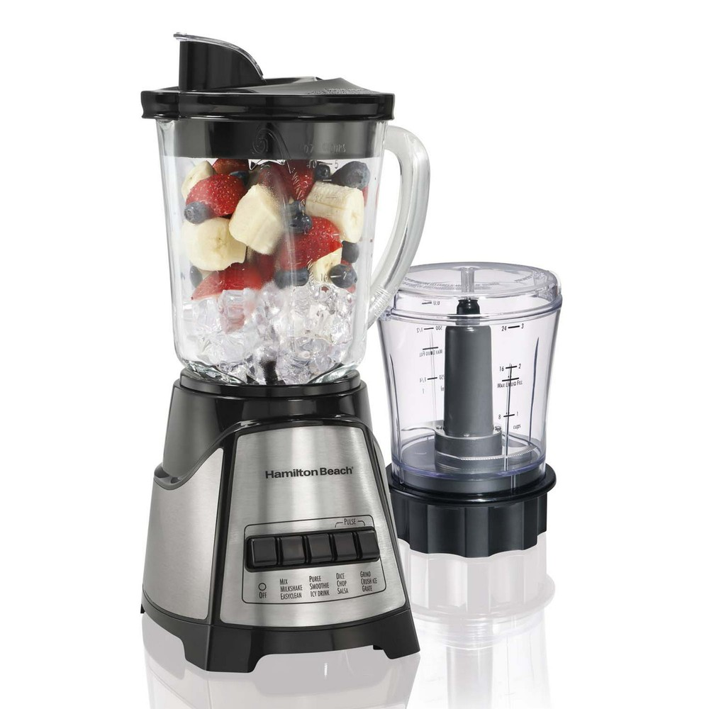 Hamilton Beach Multi-Function Blender with Glass Jar and Cho