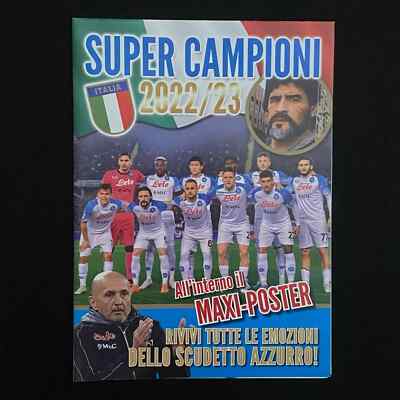 BANDIERA NAPOLI CAMPIONI D'ITALIA 2022/2023 FESTA 3 SCUDETTO COPPE 90x140CM
