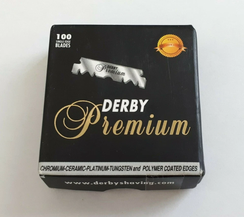Derby Premium 100 Single Lame de Rasage /EBNF