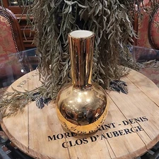 Vintage 18K Gold Plated JARU California Pottery Art Vase