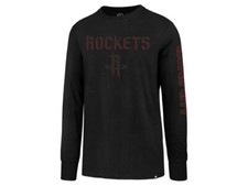 Houston Rockets NBA Men's Super Rival Team Slogan Clutch City Jet Black T-Shirt