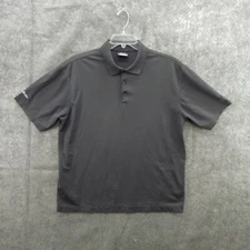 Nike Golf Mens Polo Shirt Large Short Sleeve Dri Fit Micro Pique Conoco Phillips