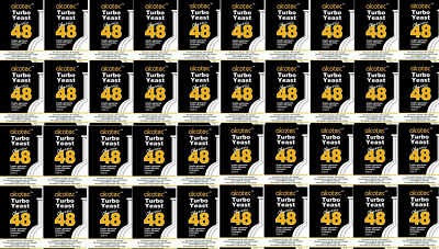 40 x TURBOHEFE ALCOTEC 48 TURBO YEAST CLASSIC Hefe KOSTENLOSER VERSAND