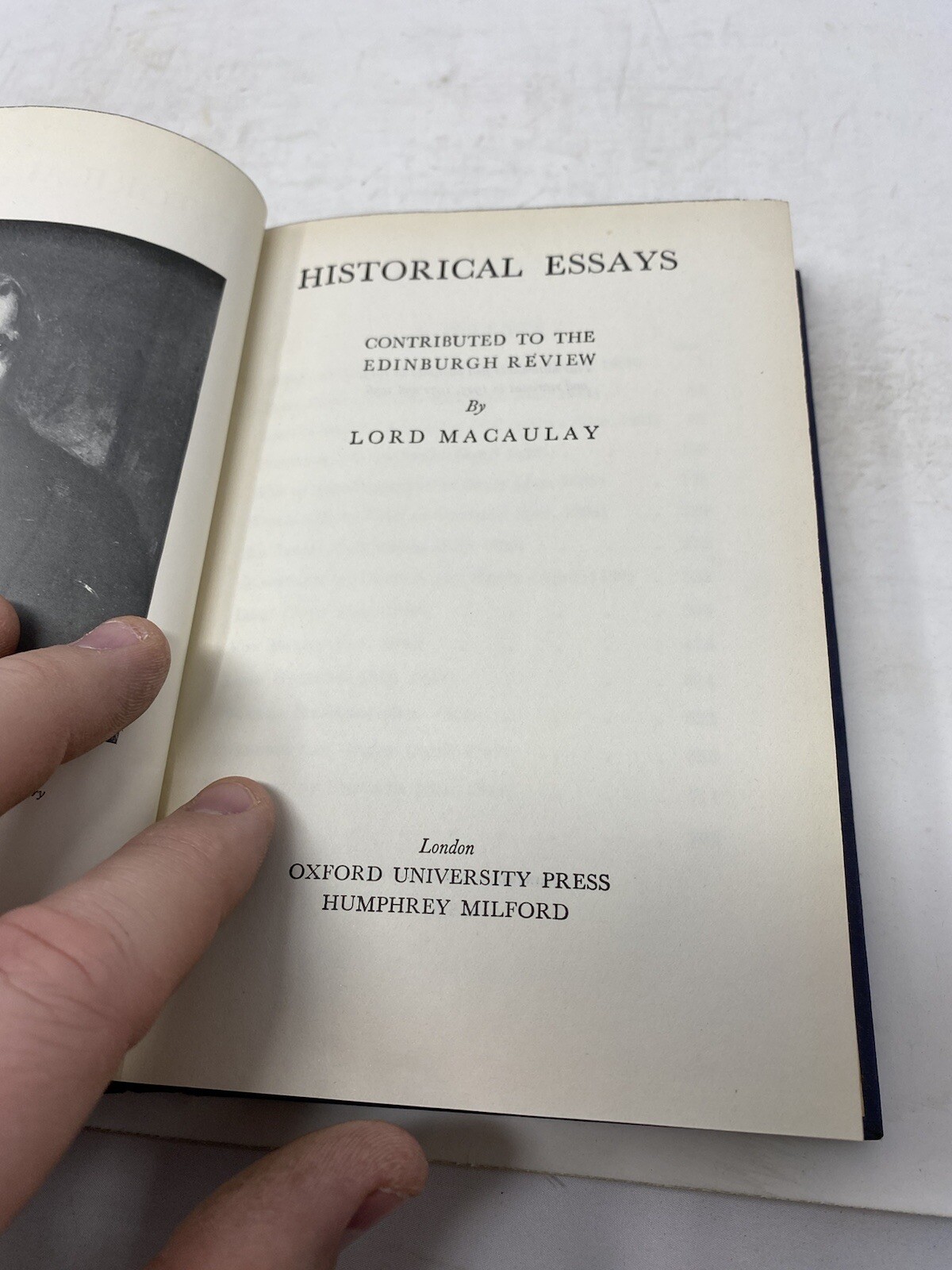 Historical Essays By Lord Macaulay eBay