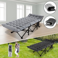 Begonia.K Folding Bed Cot Size with Mattress Carry Bag Super Strong Sturdy Frame