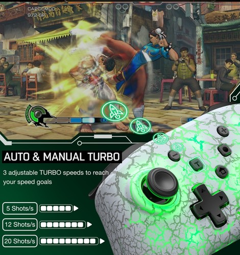 Wireless Pro Controller Gamepad For Nintendo Switch Joypad Joystick Remote USA - Afbeelding 6 van 16