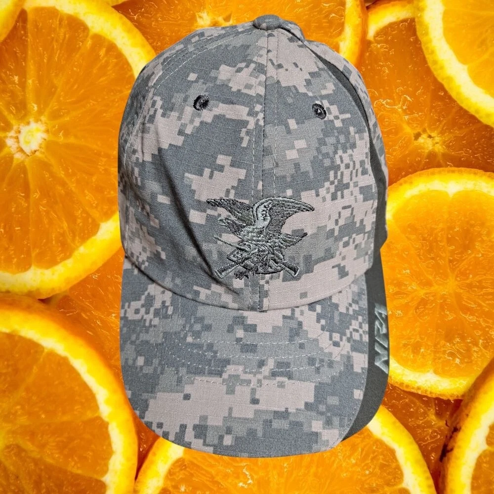 NRA Camo Hat Military Eagle Embroidered Baseball Cap Hunting USA Made