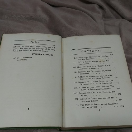 STEPHEN LEACOCKs Hardcover-Buch: Unsinnige Romane 1918 - Bild 10 von 11