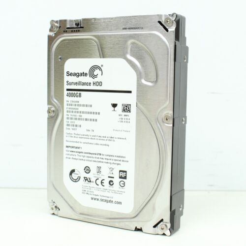 Seagate Surveillance 4TB 5900RPM SATA 6Gbps 3.5in HDD ST4000VX000 1F4168-500 - Picture 1 of 15