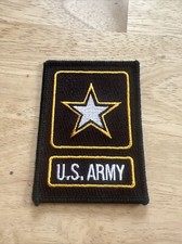 U.S MILITARY ARMY STAR LOGO PATCH U.S ARMY STAR EMBROIDERED SHOULDER HAT PATCH