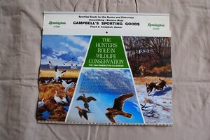 1984 REMINGTON WILDLIFE ART CALENDAR