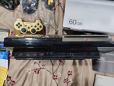 Sony Playstation 3 FAT PS3 60GB CBEH1000 Backwards Compatible With