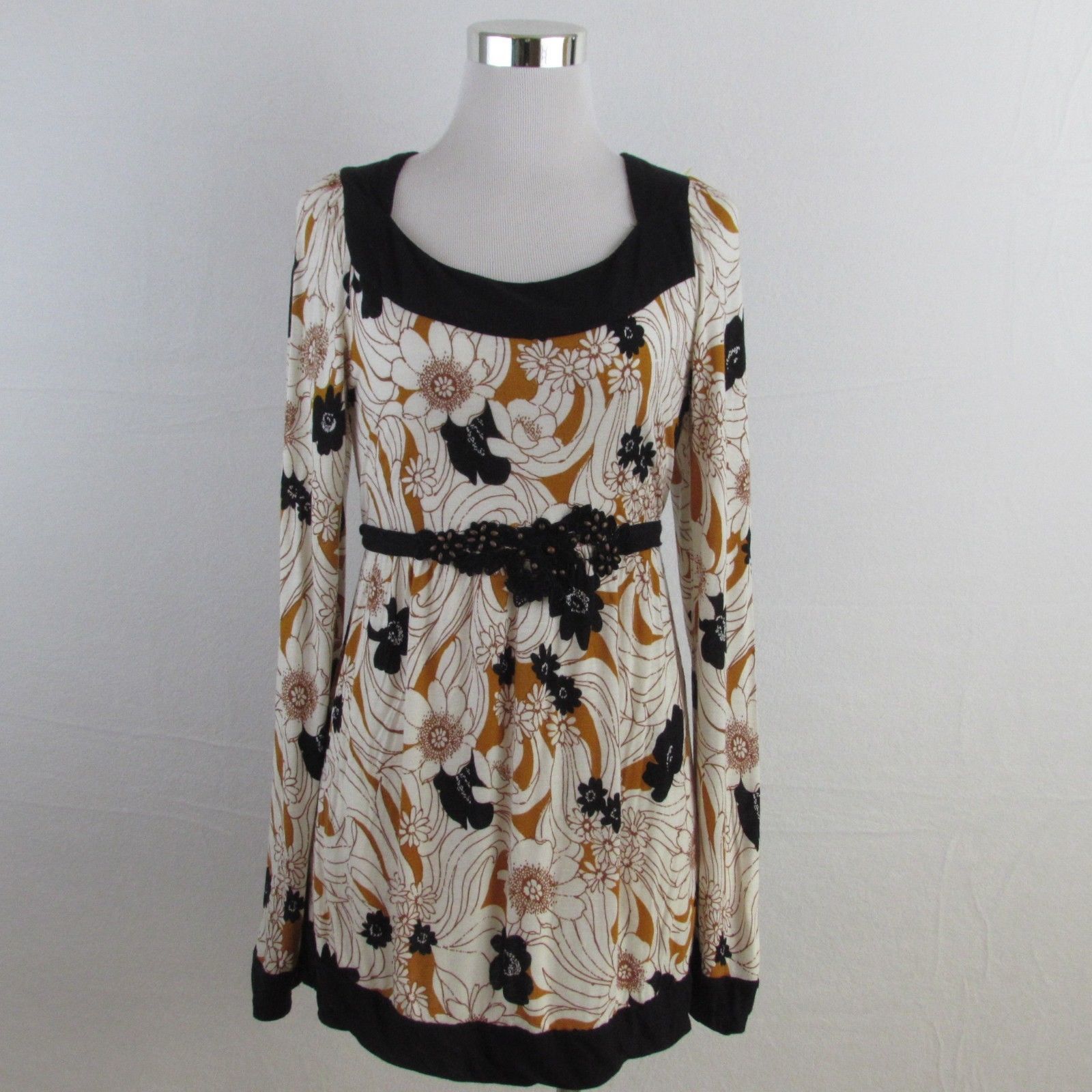 Anthropologie RIC RAC Petal Sketch Tunic Top Blouse Size MED. | eBay