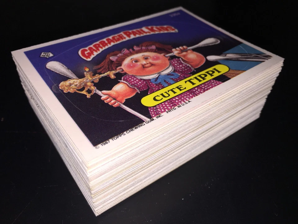 GARBAGE PAIL KIDS 9th SERIES 9 COMPLETE 88-CARD SET 1987 + FREE WAX WRAPPER OS9 - Image 2 of 2