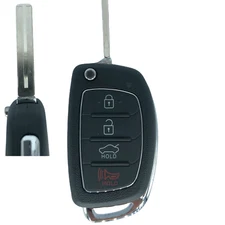 Replacement for Hyundai Tucson 2016 2017 2018 2019 Flip Key Fob 4B TQ8-RKE-4F25