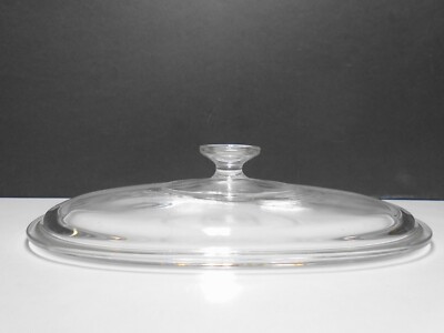 PYREX DC 1/2 C Clear Glass Oval Replacement Lid Cover for Casserole Dish  EUC