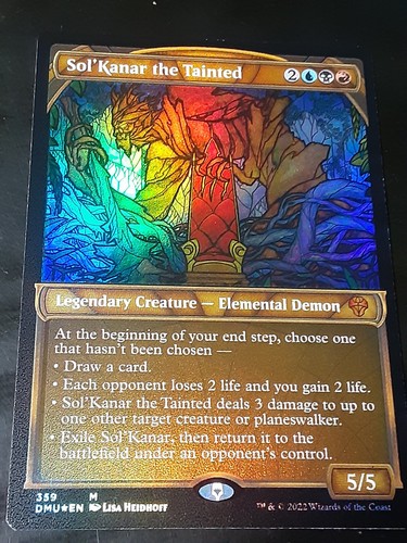 Sol Kanar the Tainted TEXTURED FOIL ,Dominaria United , NM ,MTG, FREE SHIPPING - Picture 2 of 6