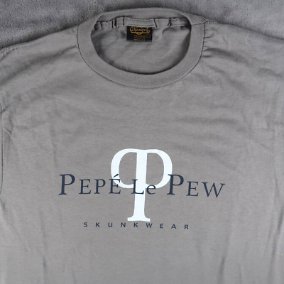 Vintage 90s Pepe Le Pew Skunk Wear Changes Single Stitch T Shirt