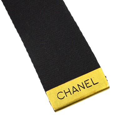 Chanel Black GI Belt 94A #75/30 Small Good 141319 | eBay display picture 1