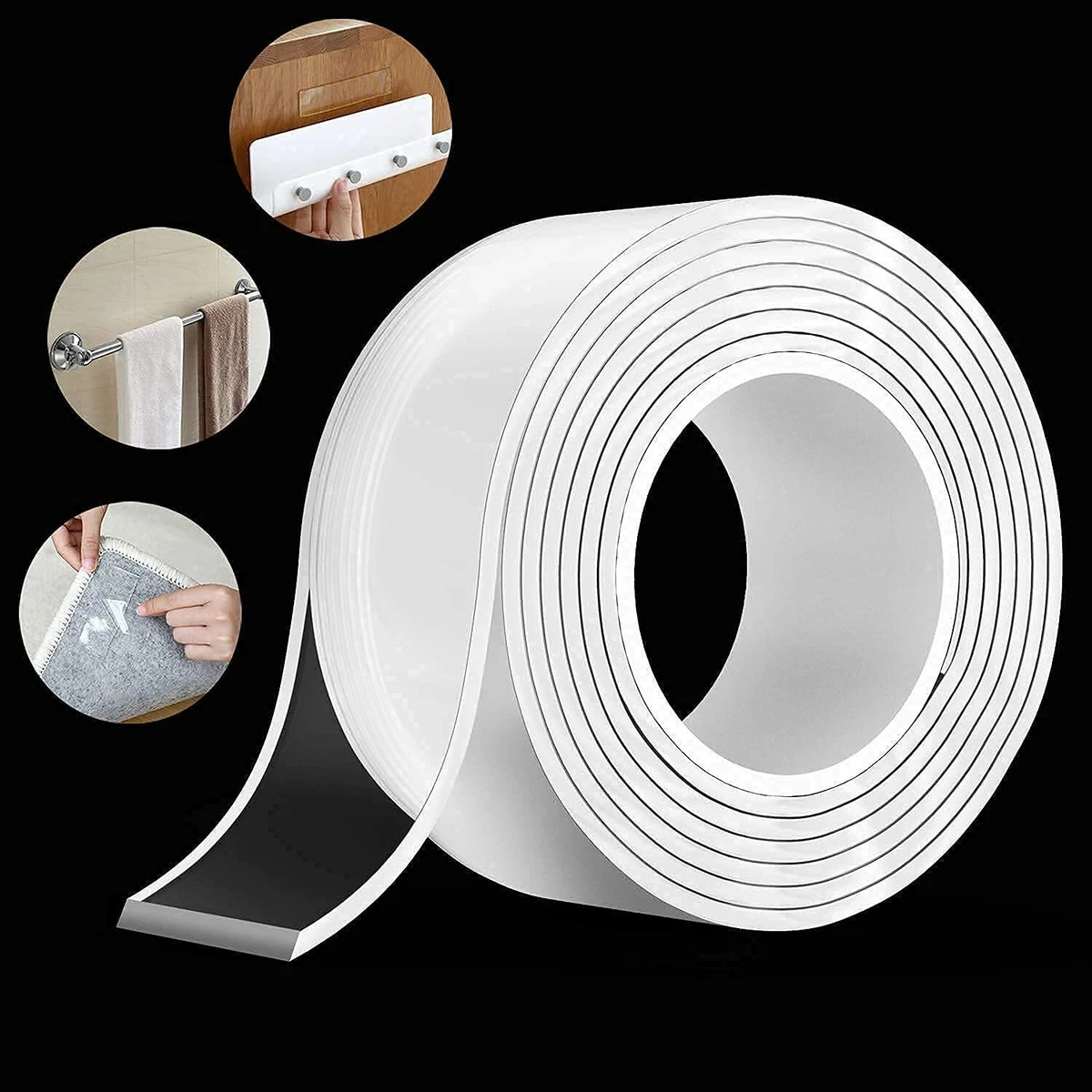 Double Sided Adhesive Silicone Tape Heavy Duty Heat Resistant Multi  Functional