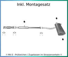 Auspuffanlage Hyundai iX 35 2.0 / KIA Sportage 2.0 120/122KW Auspuff Montagesatz
