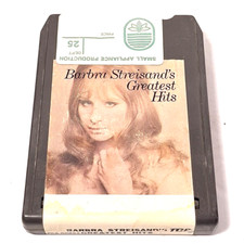 Barbra Streisand's Greatest Hits 8-Track Tape Cartridge Vintage 1970s PCA 00852