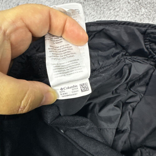 Columbia Snow Pants Mens Medium Regular Black Insulated Outdoor Skiing - Picture 9 of 11