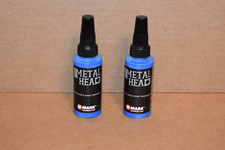 2 Blue Metal Head 4mm Paint Marker 2Oz Crafts Metal Wood Marking Auto Salvage  