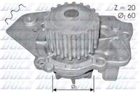 Dolz Wasserpumpe FüR Peugeot 205 I Cabriolet 741B 20D 20A/C 741A/C 3C 3A 581E