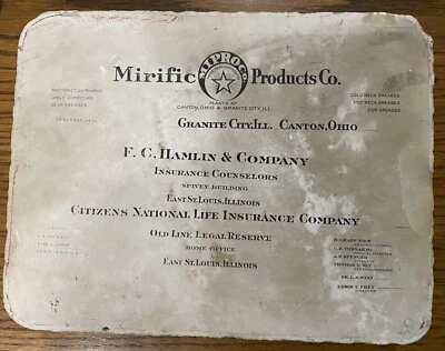 Lithography Stone including St. Louis Structural Steel Company Coudy Bros Lumber - Image 1 of 4