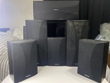 Onkyo Surround Sound Speakers System Set Of 6 SKC-200C SKM-200S SKB-200 SKF-200F
